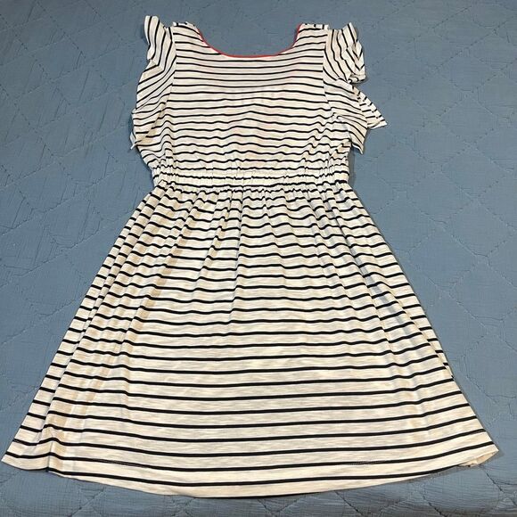 THML Striped Short Sleeve Dress Size Large - Picture 2 of 6